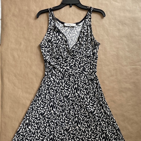 Gerard Darel Black and Cream printed dress size 38 - Picture 1 of 7